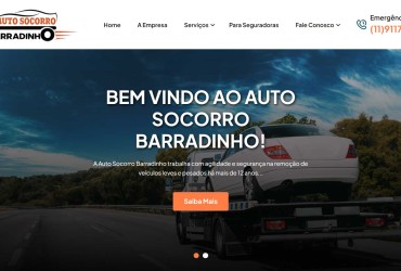 Novo Projeto Web no ar! Auto Socorro Barradinho