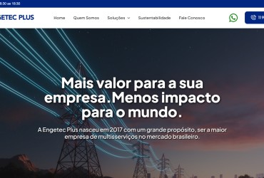 Novo Projeto Web Chegando! Engetec Plus