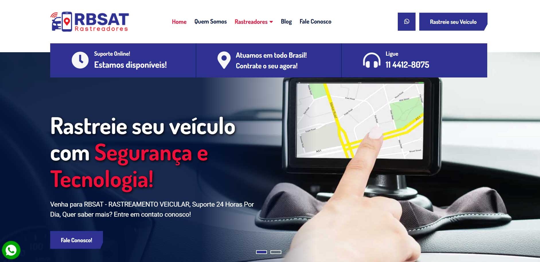 Novo projeto no ar! RB Sat Rastreador Veicular