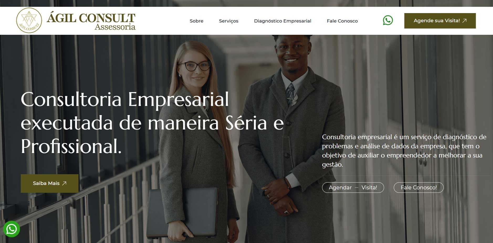 Novo Projeto Web no ar! Ágil Consult  - Consultoria e Assessoria