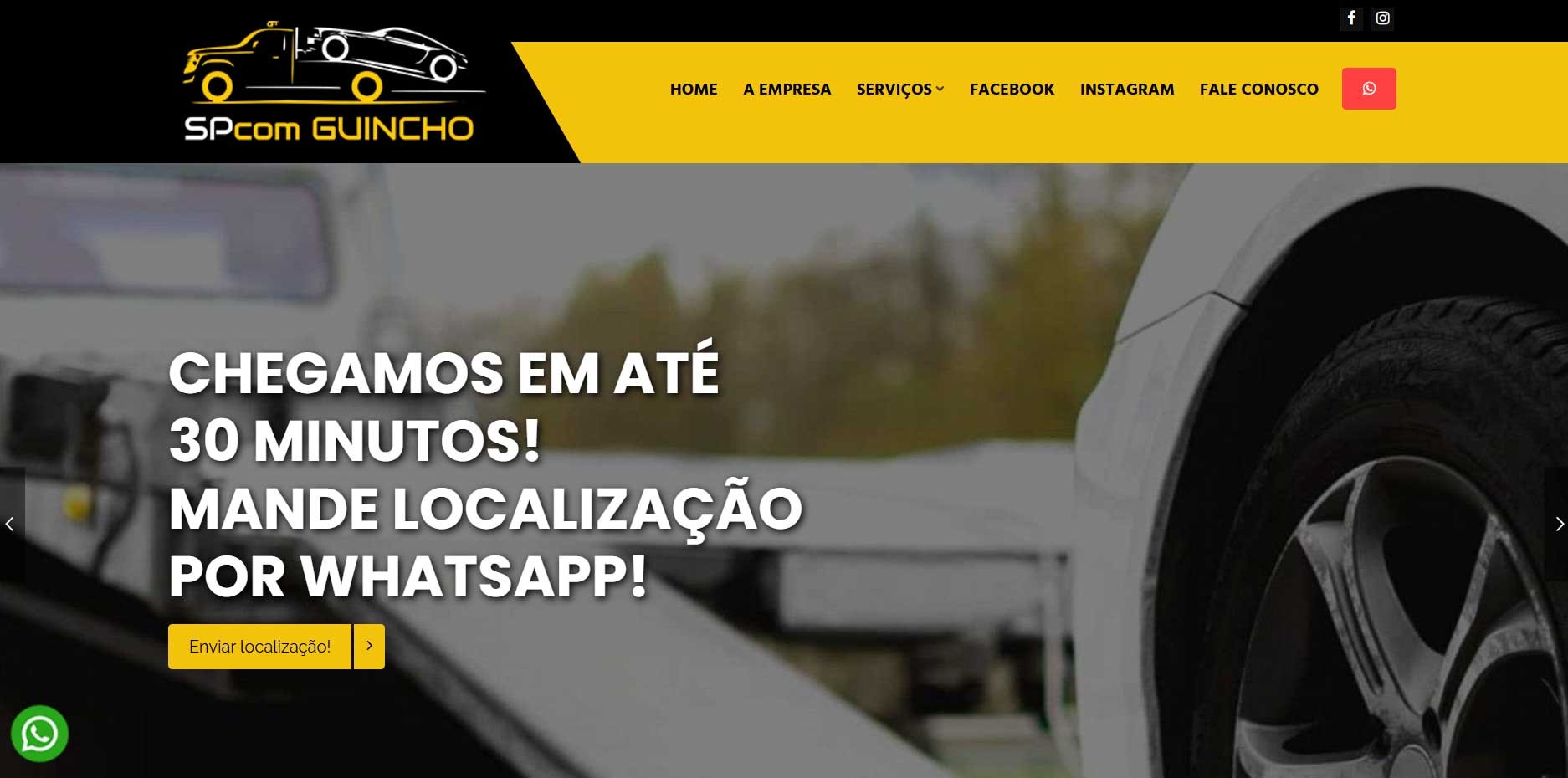 Novo Projeto Web no ar! SPcom Guincho