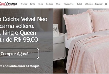 Loja Virtual em Atibaia! Chegando Casa Virtuosa Decor