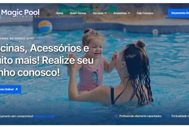 Novo Projeto Web Chegando! Magic Pool Piscinas