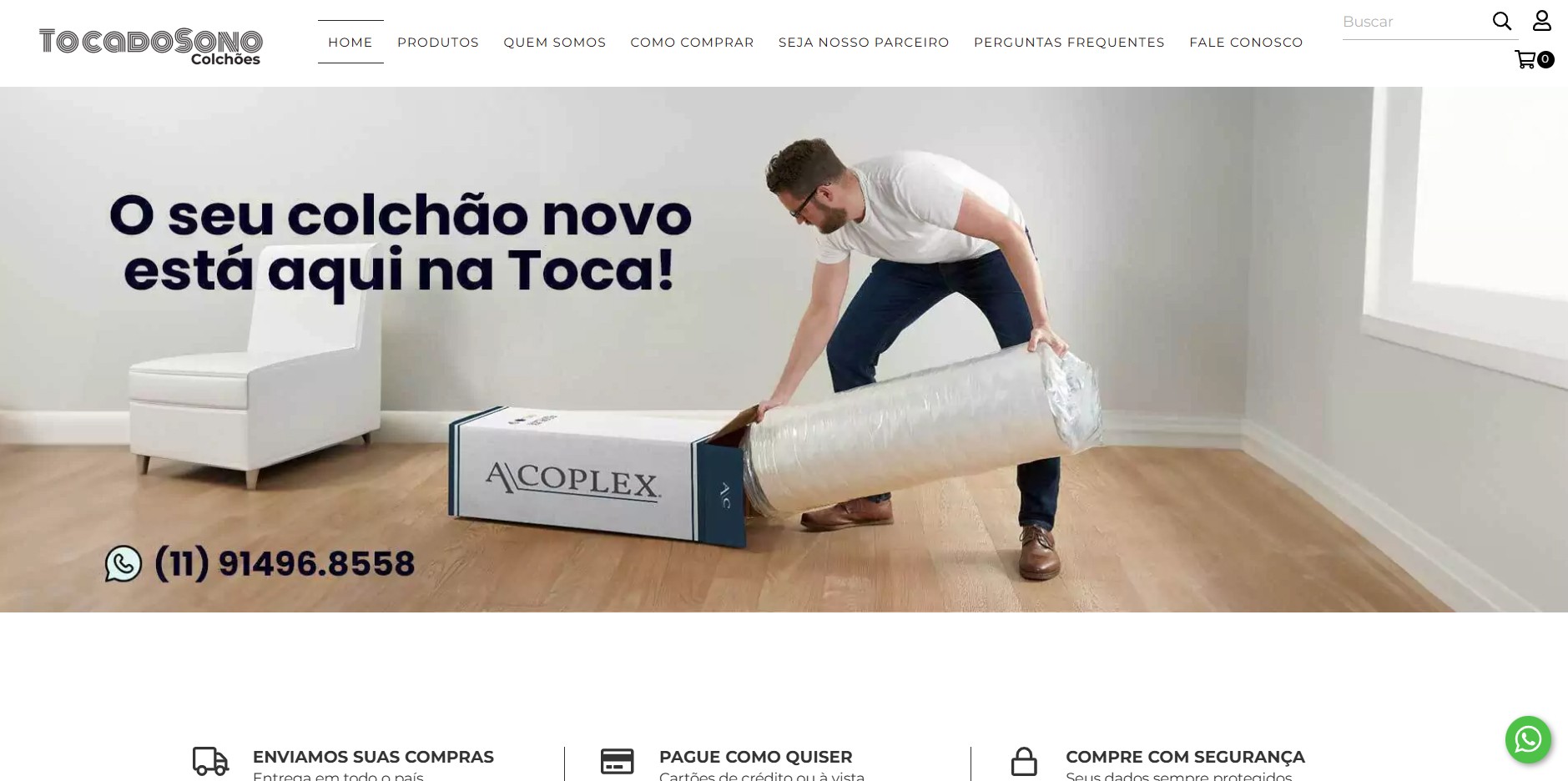 Loja Virtual em Itatiba! Chegando Toca do Sono!