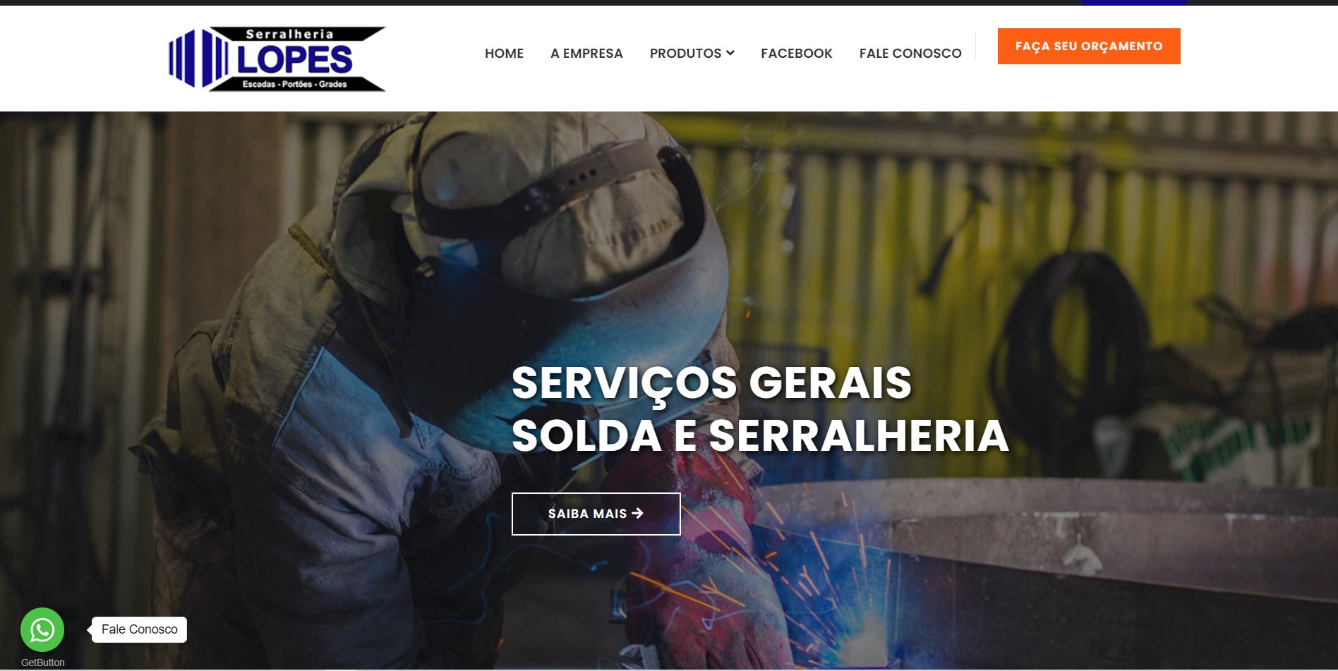  Novo projeto Web no ar ! Serralheria Lopes