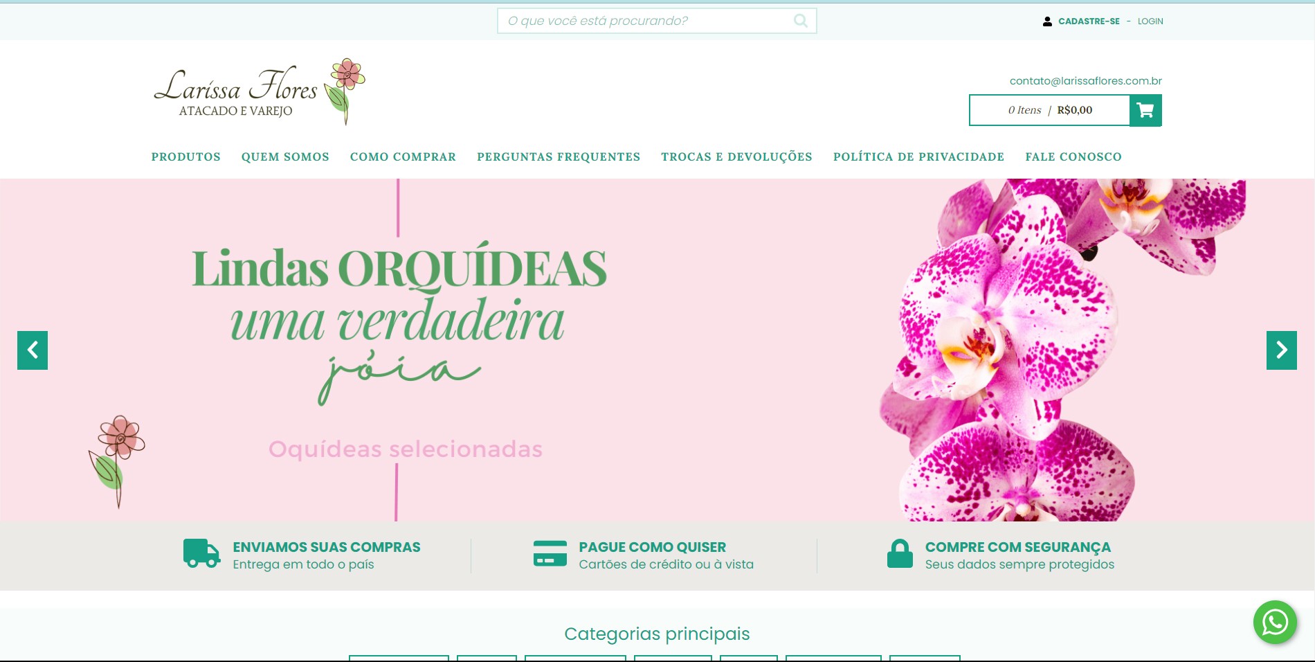  Nova Loja Virtual Chegando! Larissa Flores